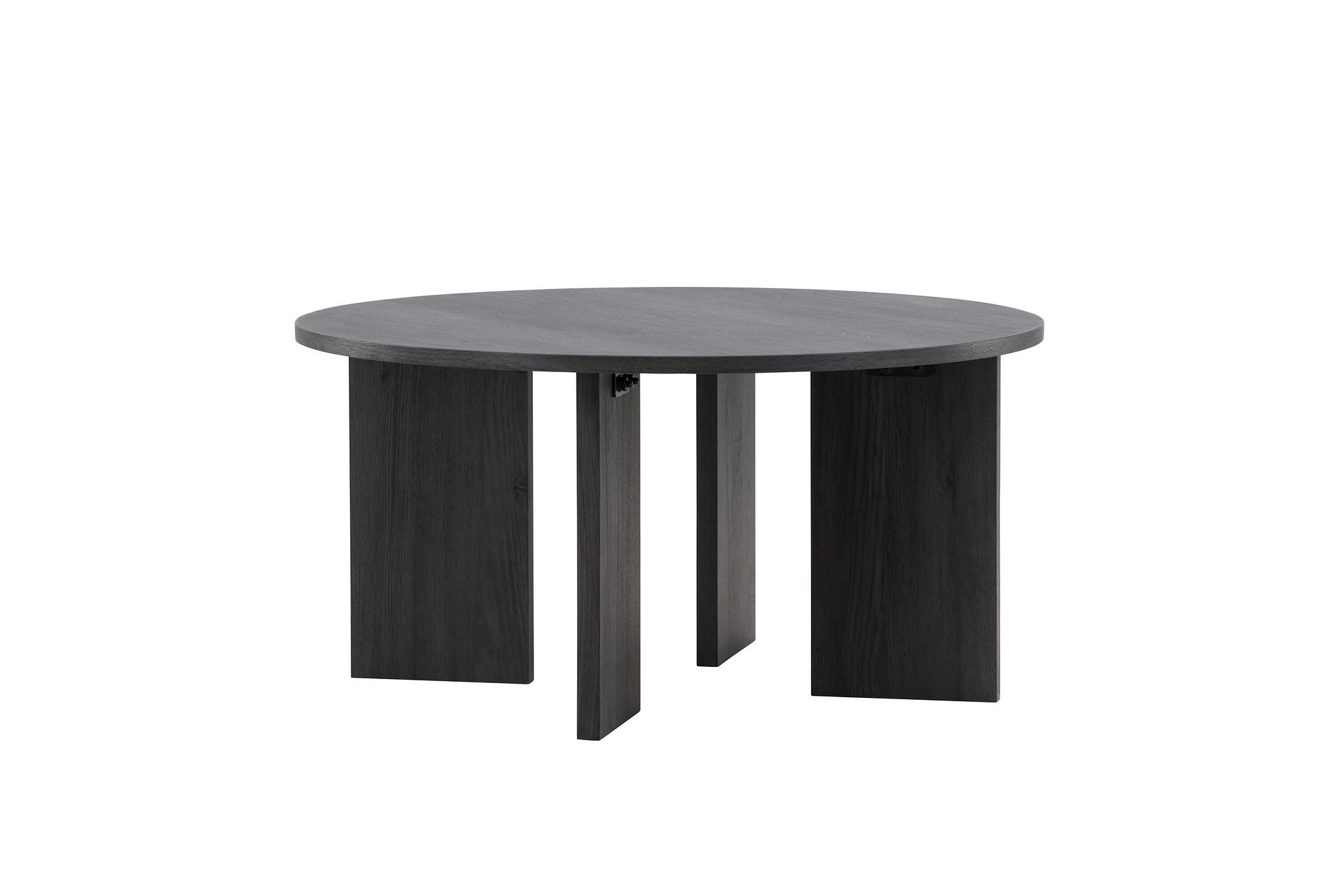 Askerön Coffee table FSC Black ⌀80cm 5