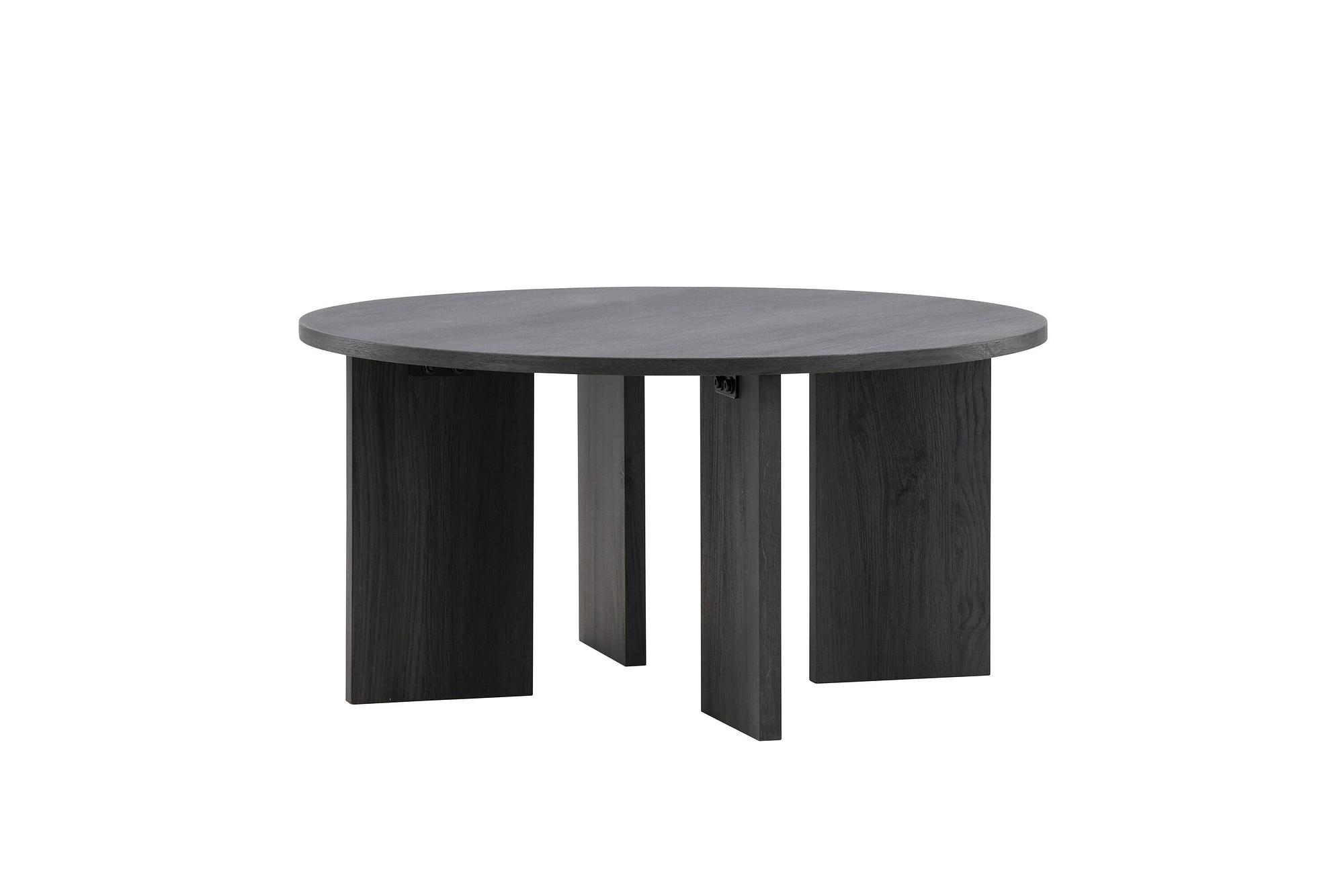 Askerön Coffee table FSC Black ⌀80cm 7