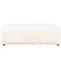 Davie Pouf Beige Kunstfell 100x100cm 3