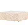 Frankie Pouf Beige Kunstfell FSC 100x100cm 1