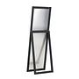Sebring Spiegel Holz Glas Schwarz 55x170cm 5