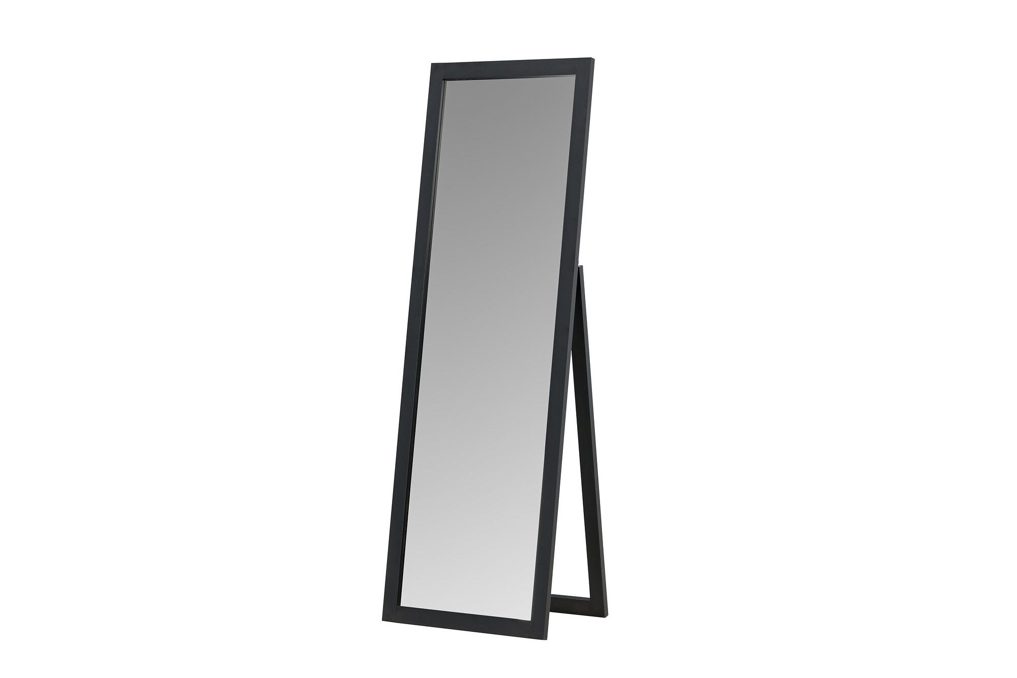Sebring Mirror Wood Glass Black 55x170cm 1