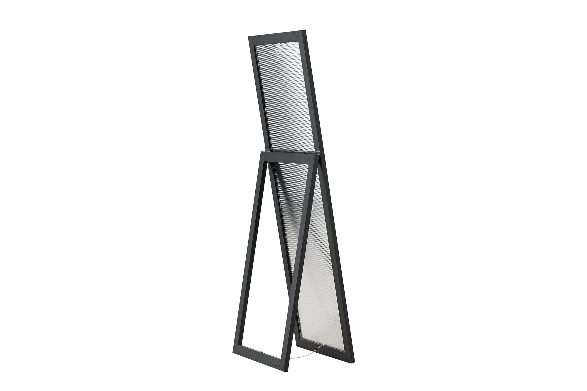 Sebring Mirror Wood Glass Black 55x170cm 8