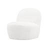 Mahla Lounge Chair White Boucle 1