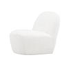 Mahla Lounge Chair White Boucle 2