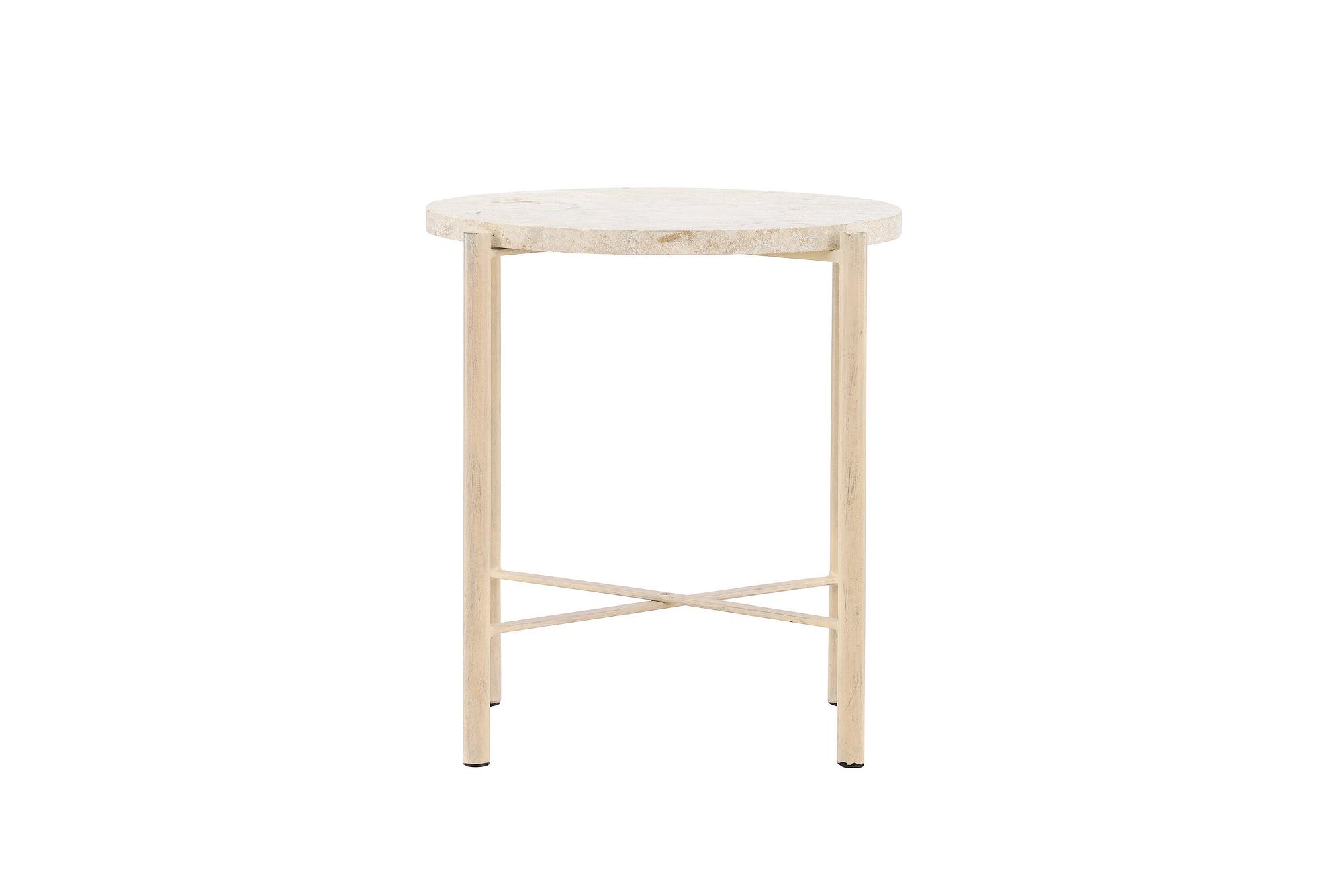 Sandhamn Sofatisch Mactan Beige ⌀40cm 0