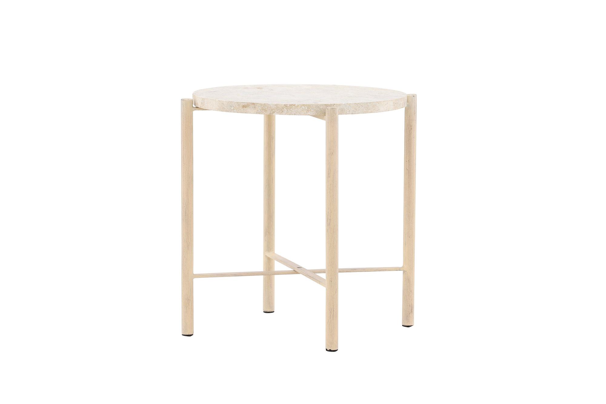 Sandhamn Sofatisch Mactan Beige ⌀40cm 1