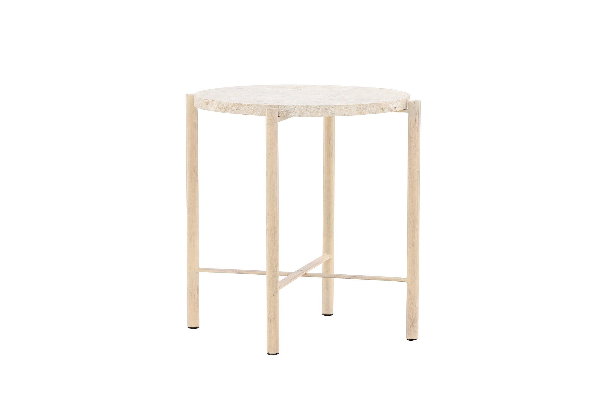 Sandhamn Sofatisch Mactan Beige ⌀40cm 2