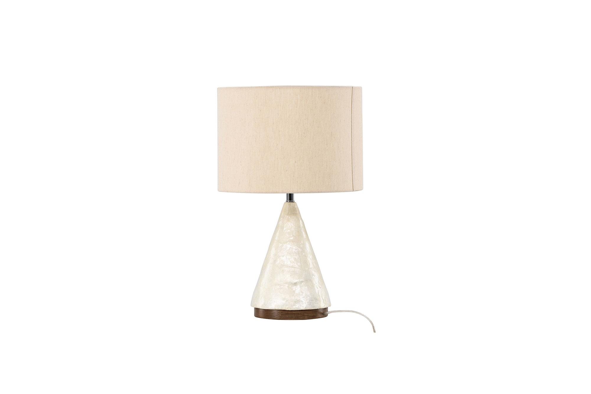 Donsö Tischlampe Capiz Natur ⌀35cm 4