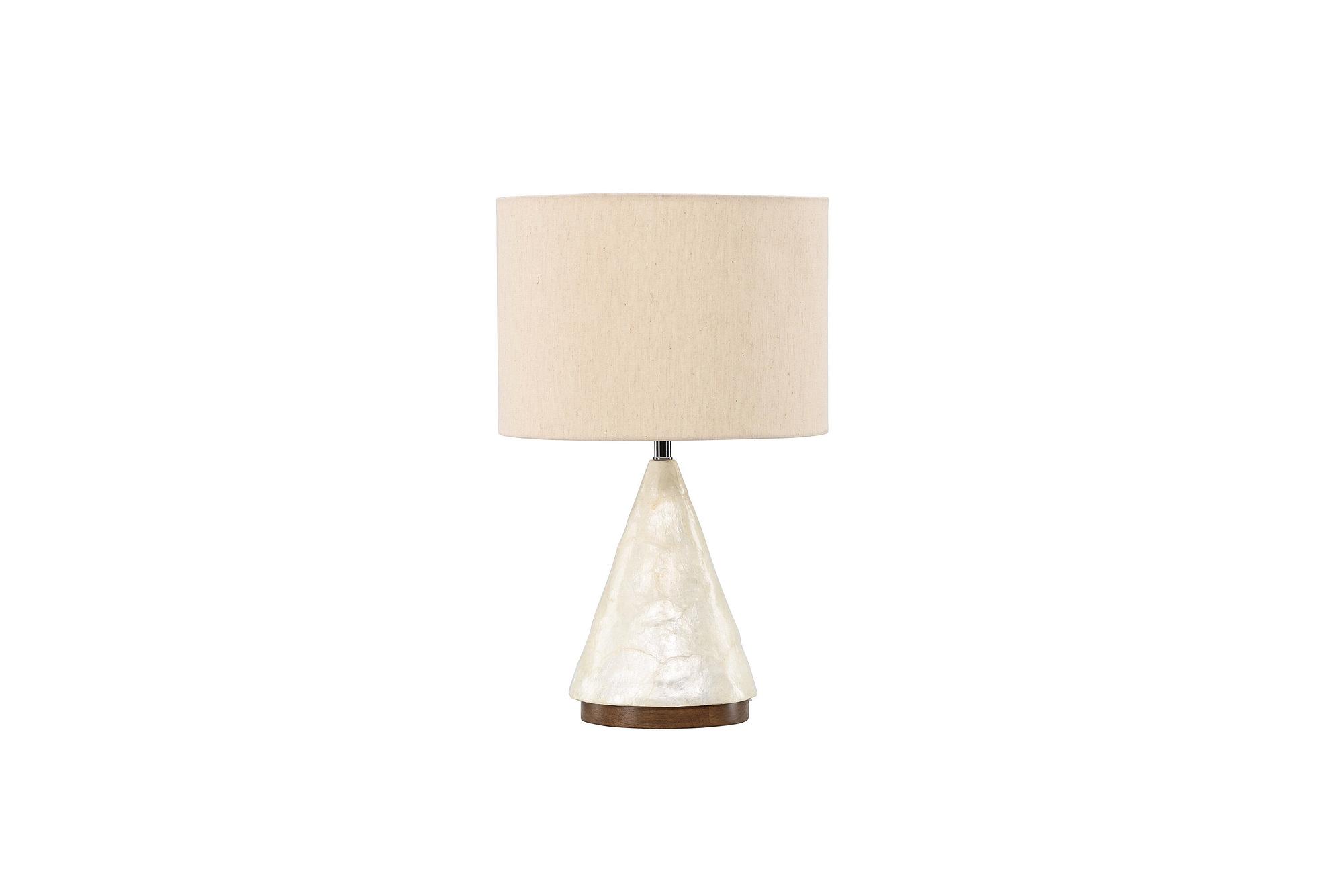 Donsö Tischlampe Capiz Natur ⌀35cm 1