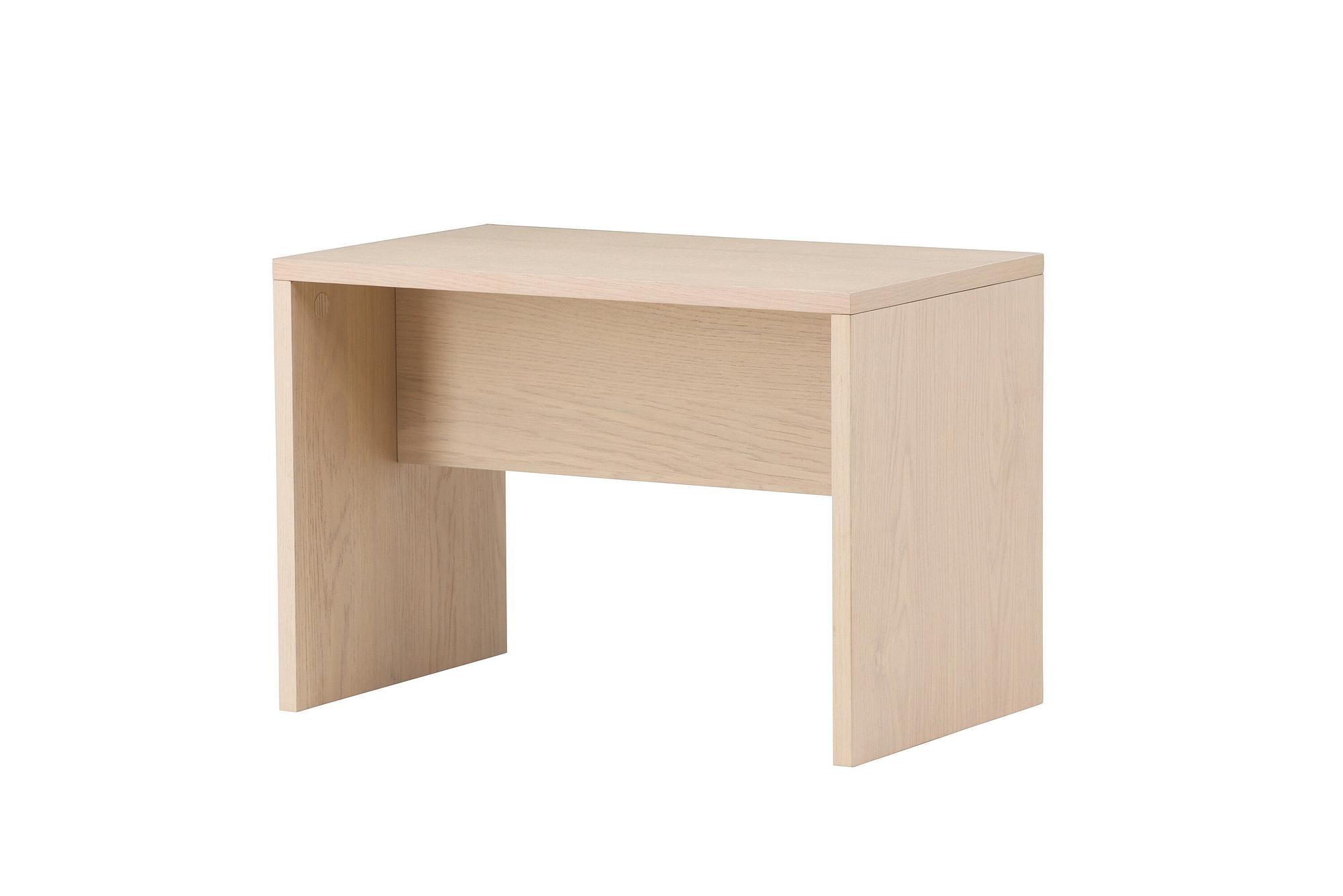 Juni Side table Veneer Whitewash 1