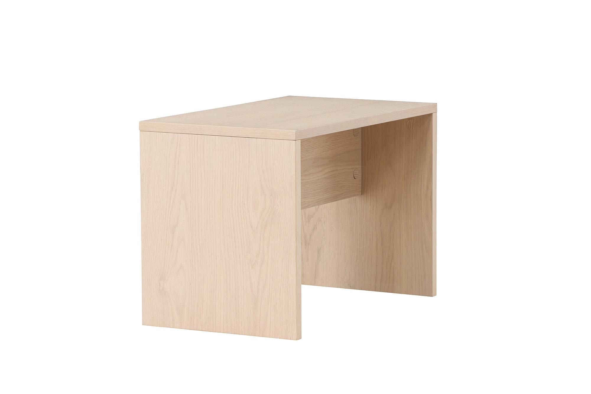 Juni Beistelltisch Furnier Whitewash 4