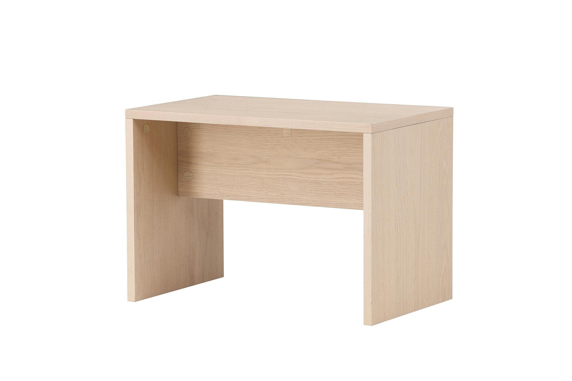 Juni Beistelltisch Furnier Whitewash 7