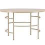 Copenhagen Dining table Wood Metal Beige ⌀140cm 1