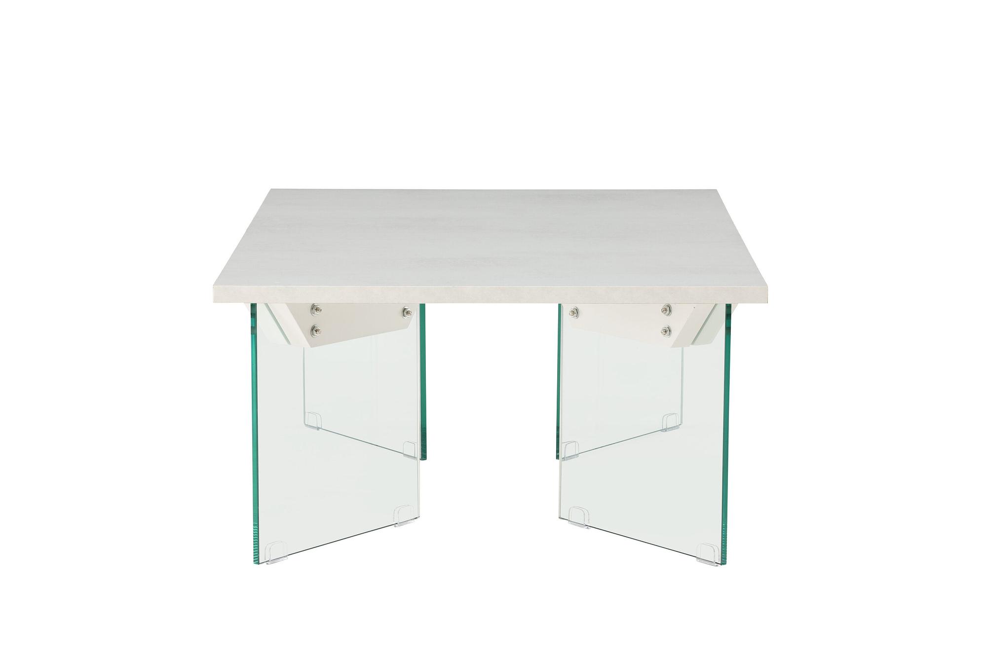 Ester coffee table glass concrete look 120x80x42cm 3