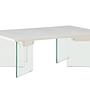 Ester coffee table glass concrete look 120x80x42cm 5