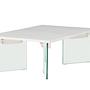 Ester coffee table glass concrete look 120x80x42cm 4