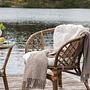 Wera Café Gartenmöbel-Set Rattan Offwhite Weiß 6
