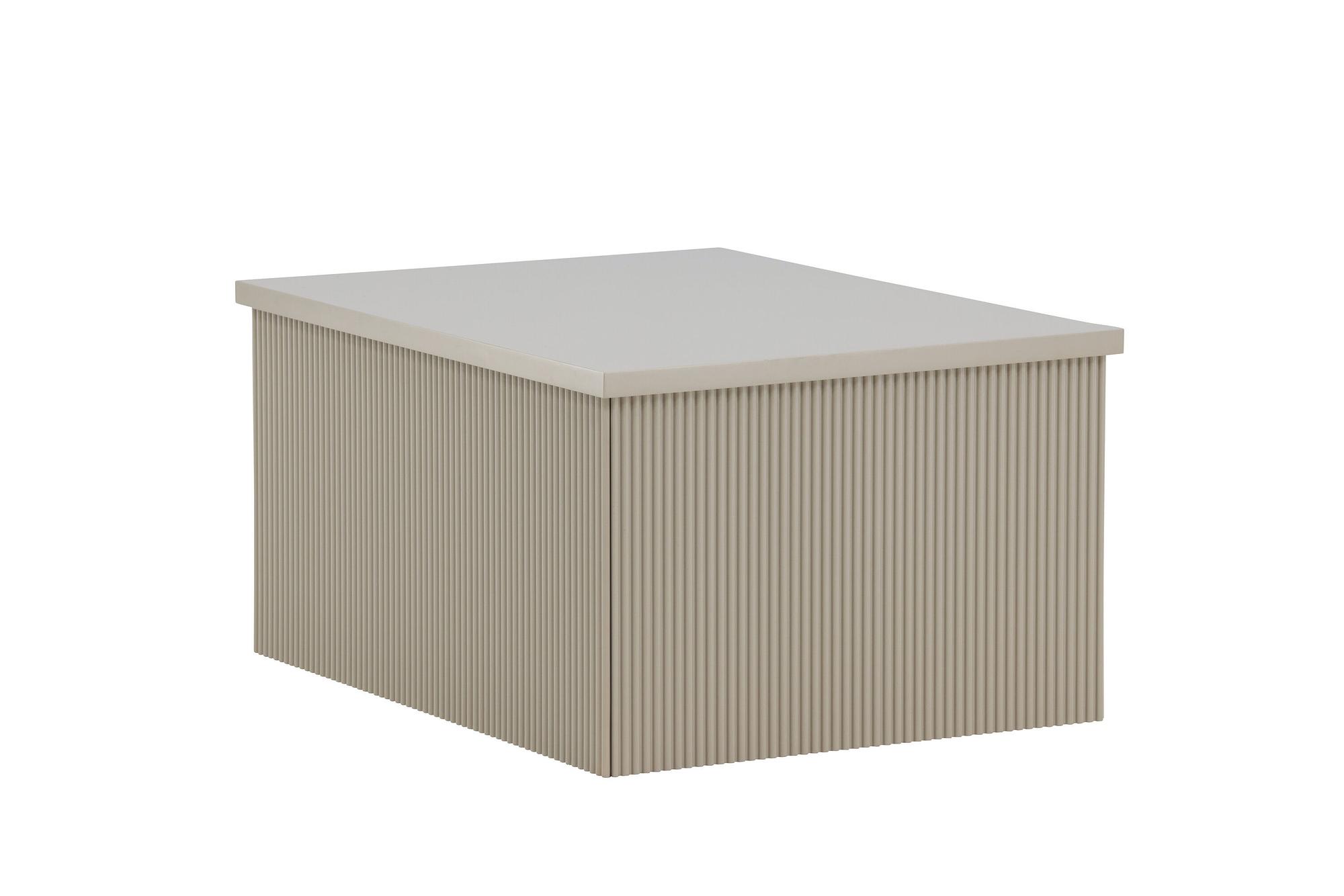 Lenox Beistelltisch Beige 80x60x40cm 2
