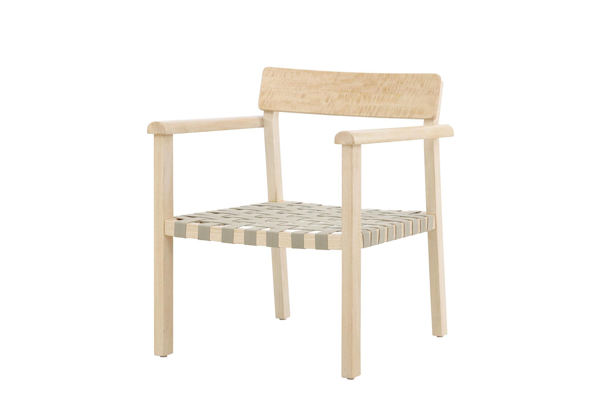 Krois Armchair Nature Mahogany Grey 1