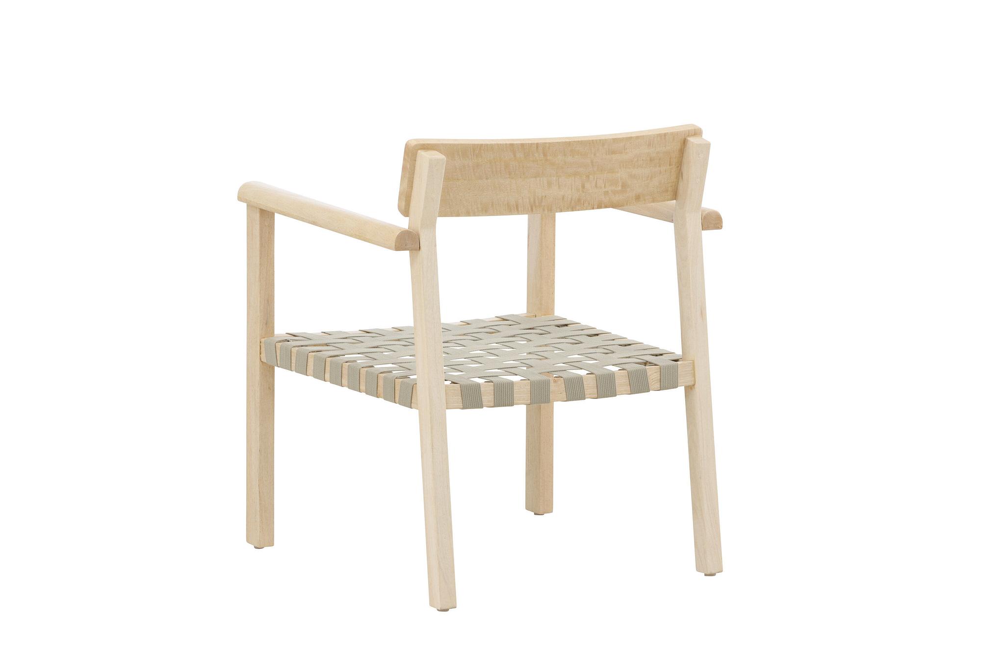 Krois Armchair Nature Mahogany Grey 5