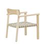 Krois Sessel Nature Mahagoni Grau 8