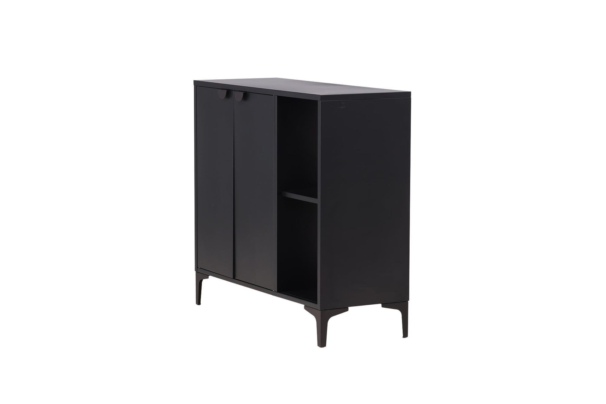 Piring Schrank Stahl Schwarz  2
