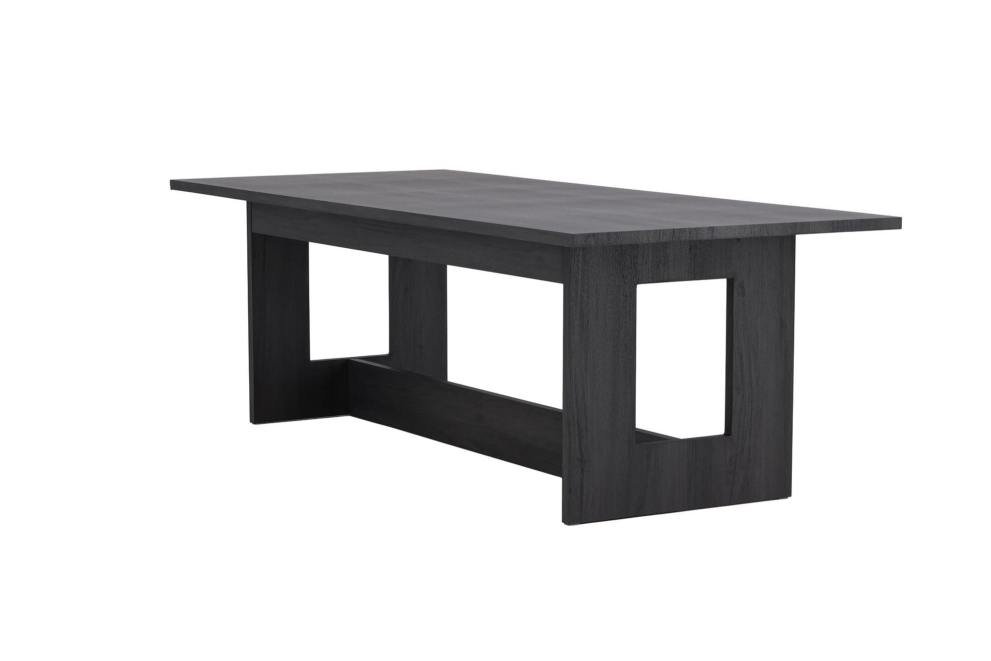 Milly Esstisch Schwarz 100x235cm 2