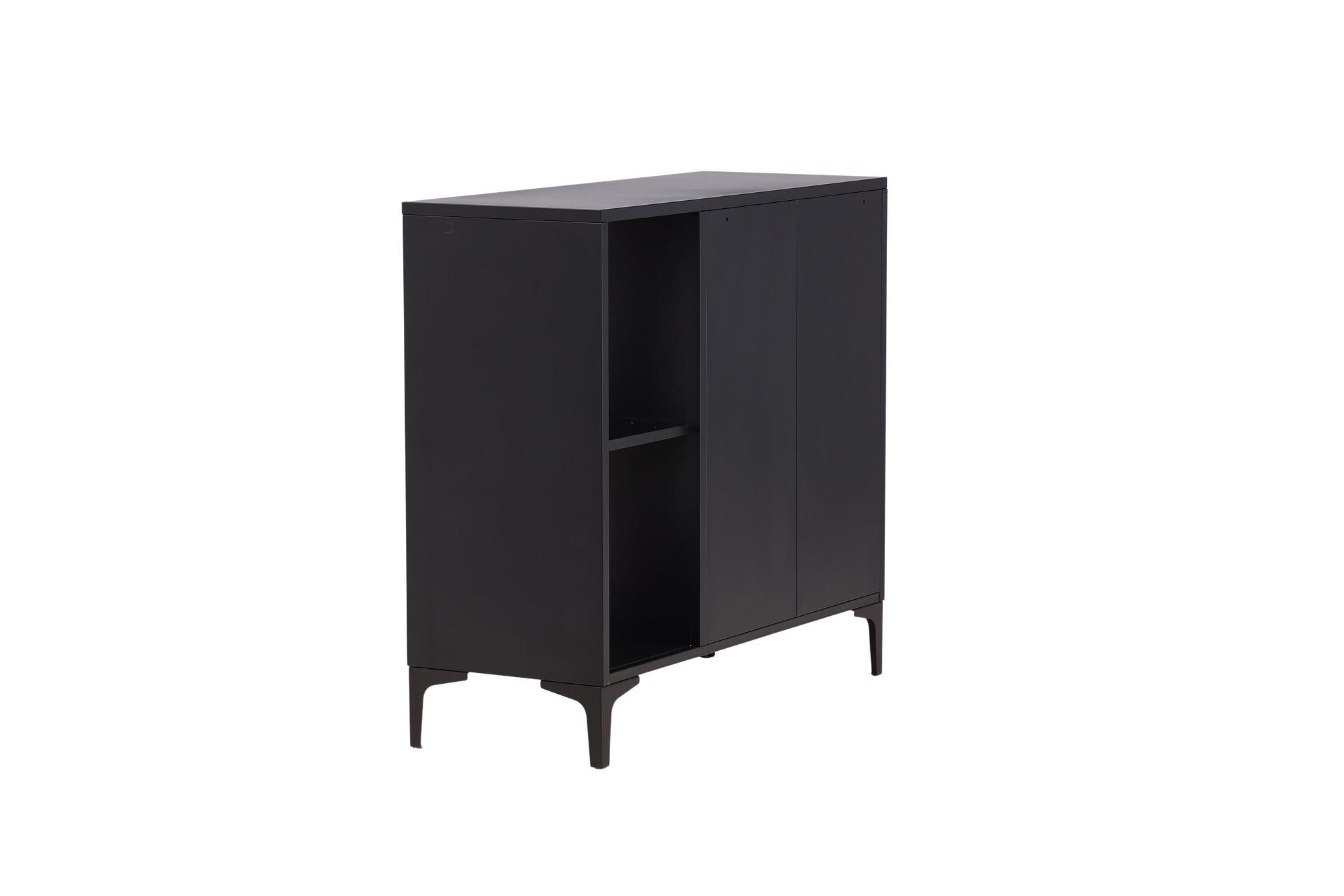 Piring Schrank Stahl Schwarz  4