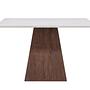 Cael Dining table MDF Mocha Stone look 120×120×75cm 3