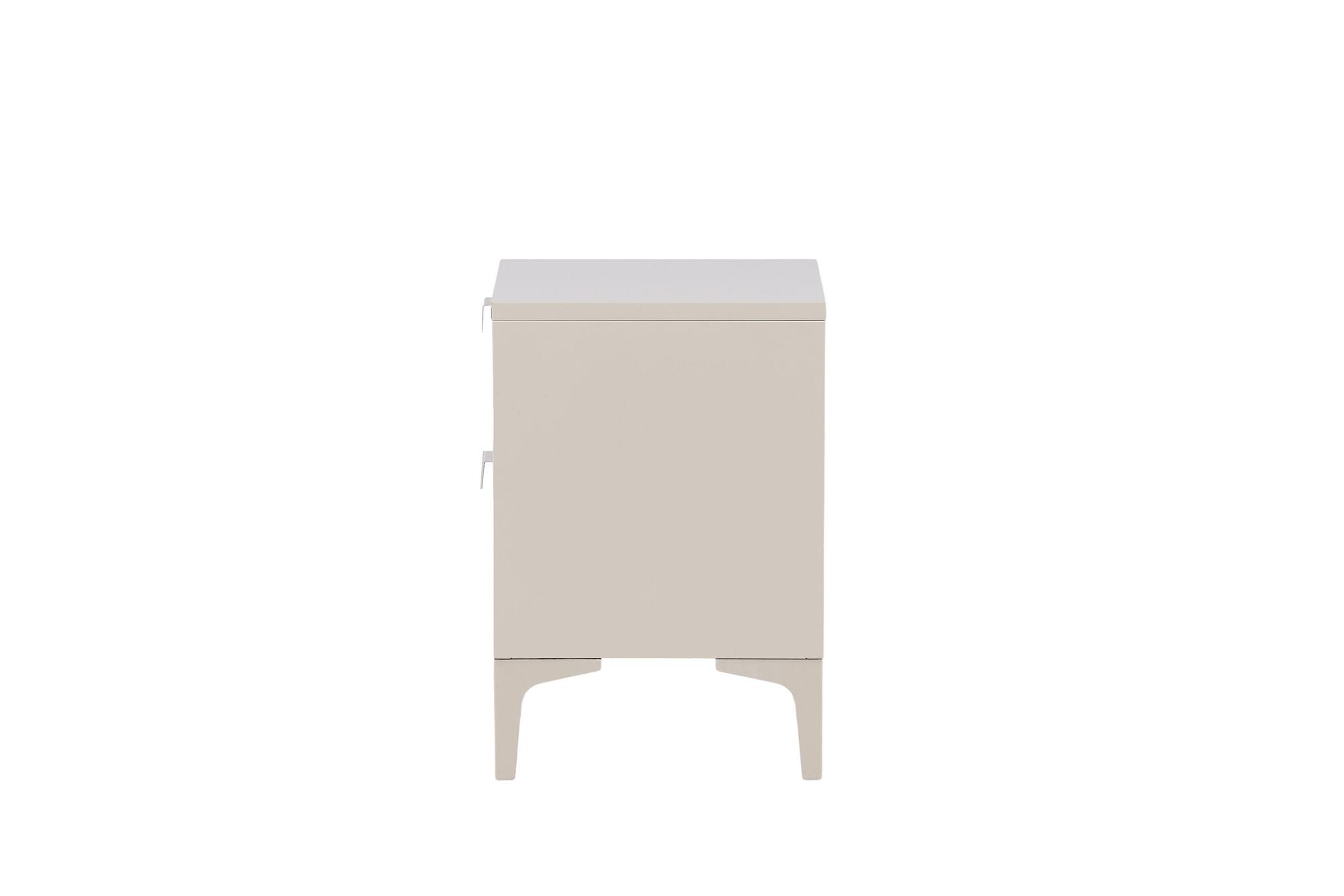 Piring 2 Schubladen Stahl Beige 3