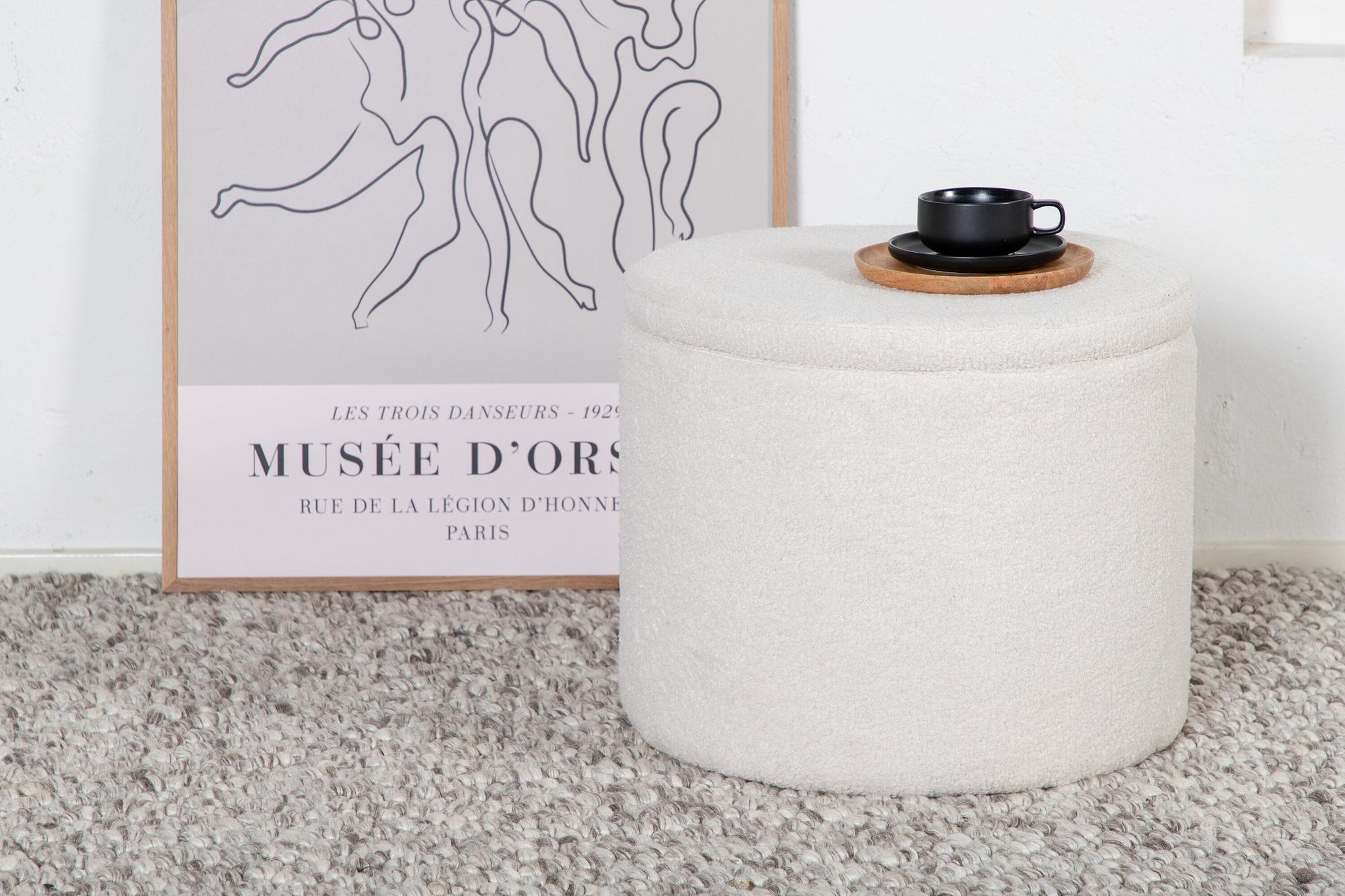 Dunken Pouf Offwhite Teddy 6