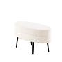 Otto Pouf Black Offwhite Teddy 8