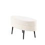 Otto Pouf Schwarz Offwhite Teddy 2