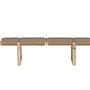 Ängön Bench White stained Rope Light natural 6