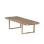 Ängön Bench White stained Rope Light natural 2