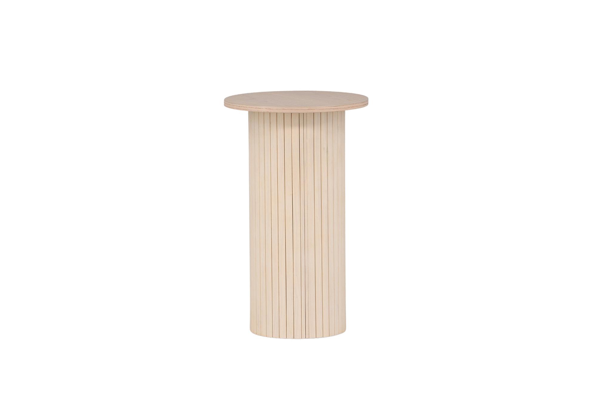 Bianca Side table Veneer Whitewash 2