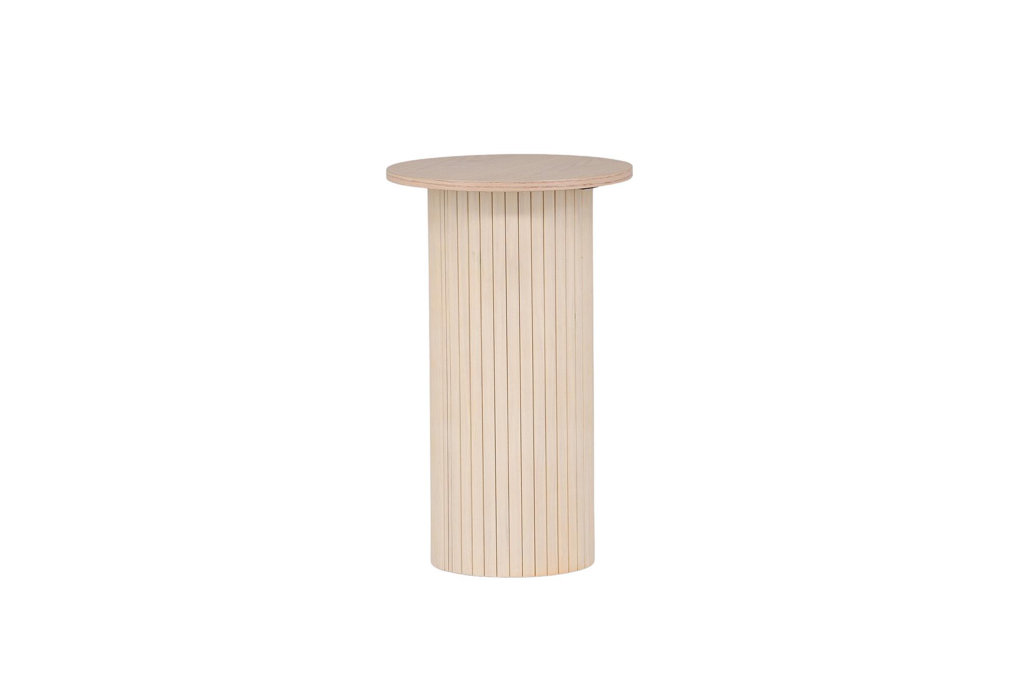Bianca Side table Veneer Whitewash 4