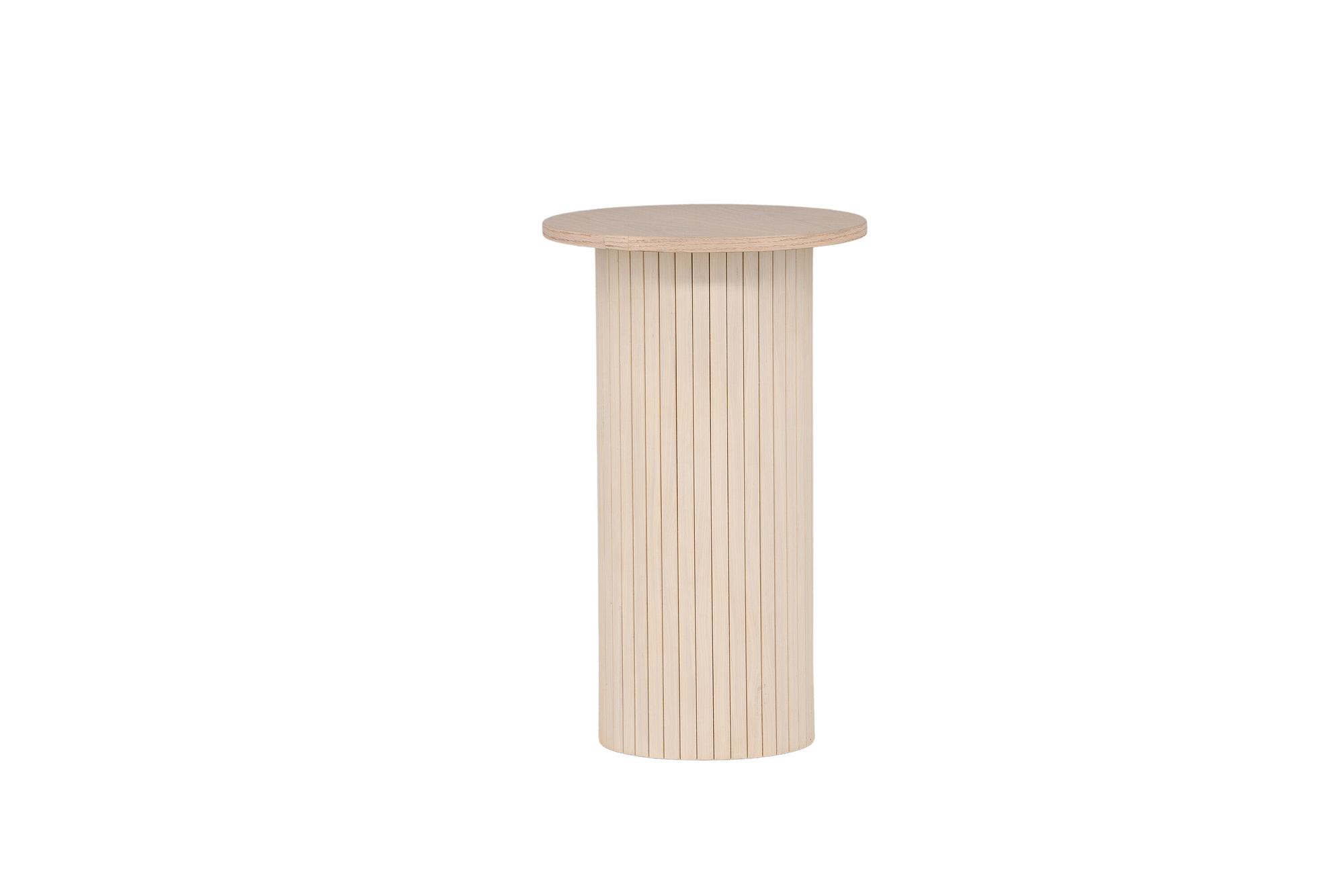 Bianca Side table Veneer Whitewash 8