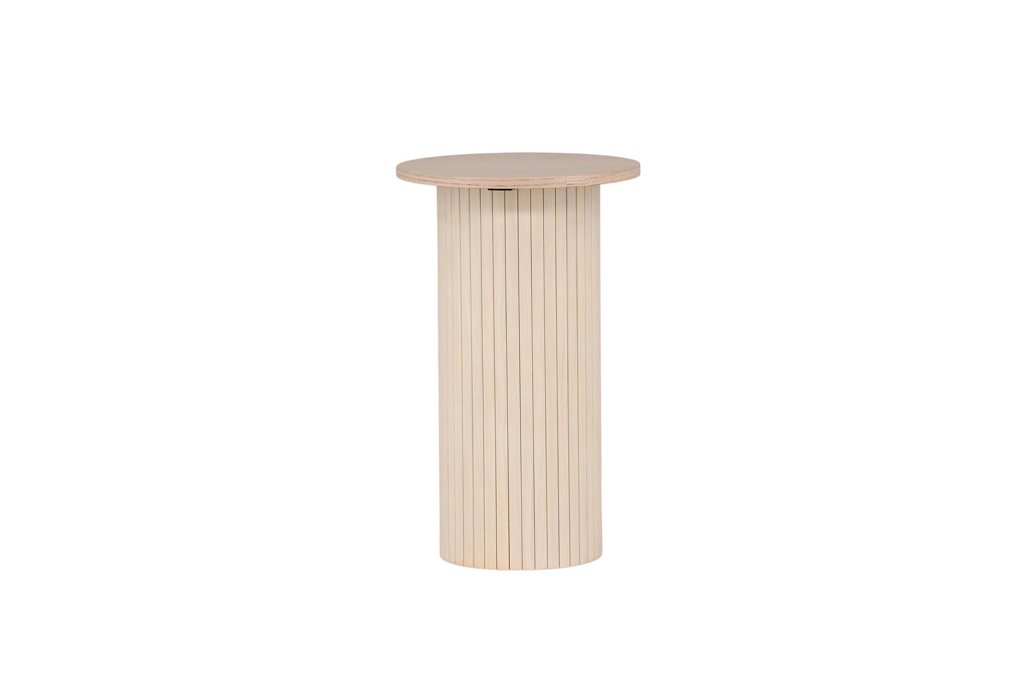 Bianca Side table Veneer Whitewash 6