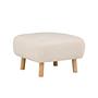 Salina Pouf/Ottoman Bouclé Whitewash/Weiß 2