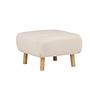 Salina Pouf/Ottoman Bouclé Whitewash/White 8