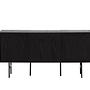 Björkön  Low Cabinet Holz Furnier Schwarz/Eiche 6