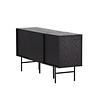 Björkön  Low Cabinet Holz Furnier Schwarz/Eiche 8