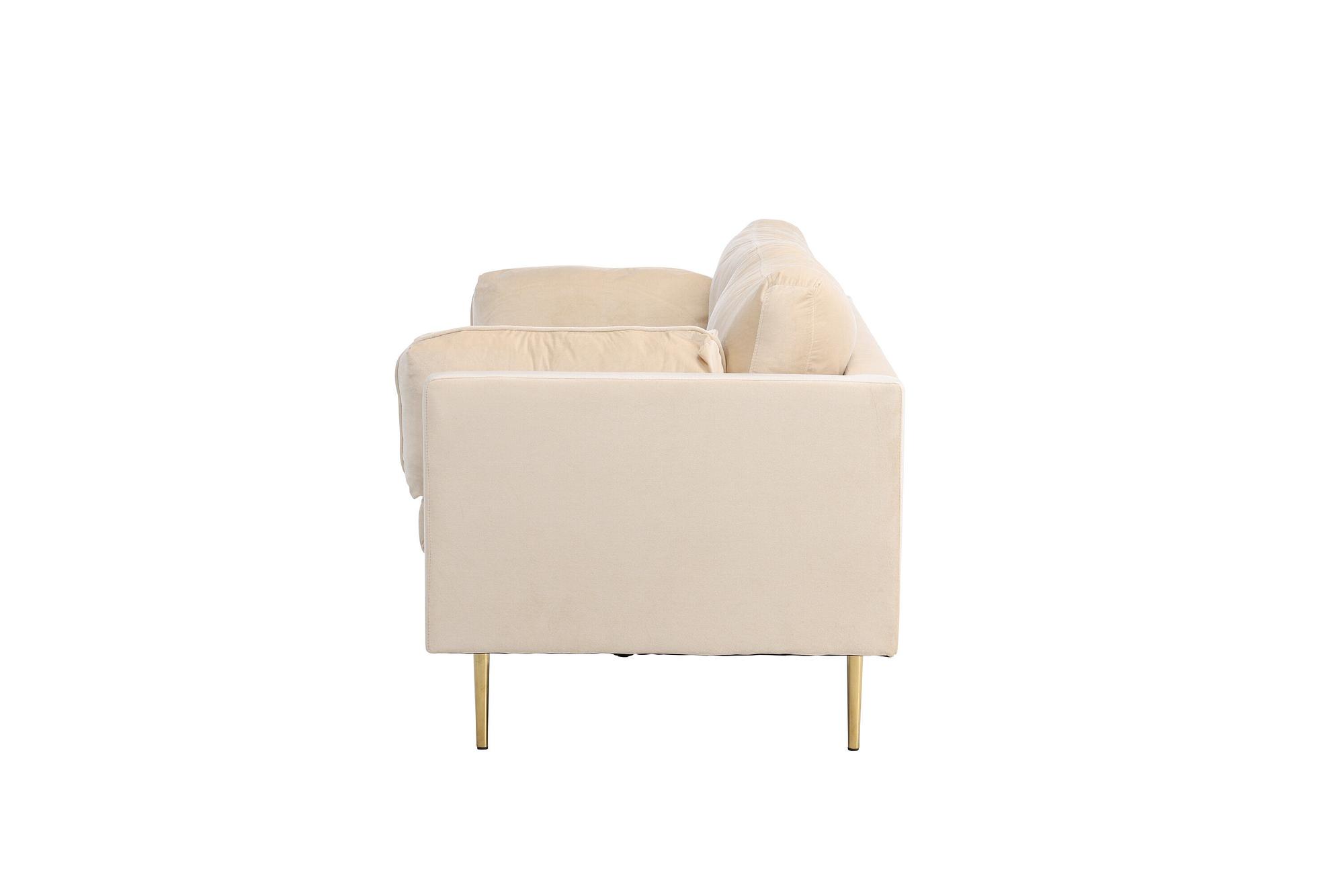 Boom Sofa 3-Seater Velvet Cream 8