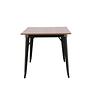 Tempe  Esstisch MDF Schwarz/Nussbaum 0
