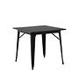 Tempe  Esstisch MDF Schwarz 6