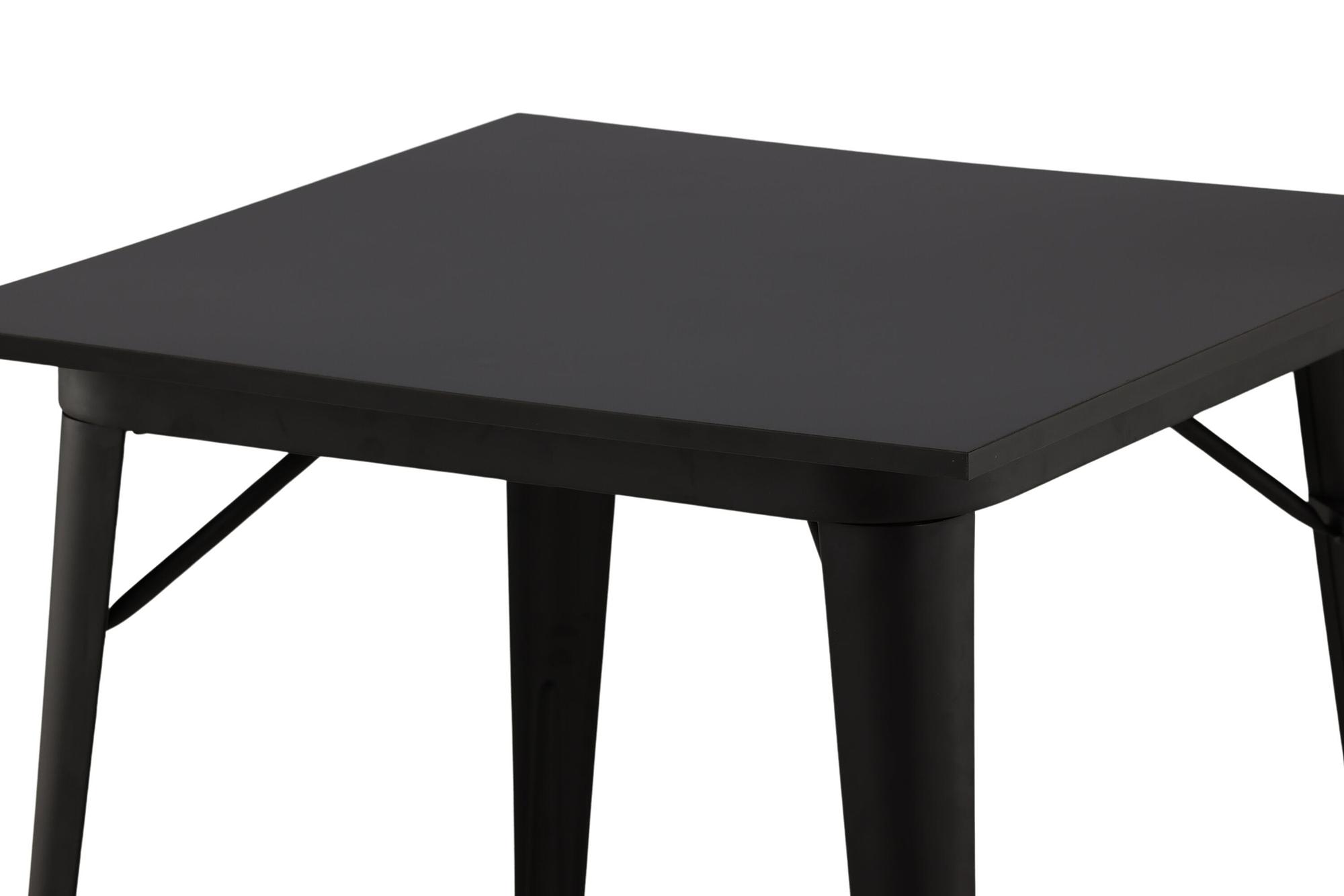 Tempe  Esstisch MDF Schwarz 3