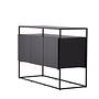 Kingsport Coffee Table MDF Smoke Black 2