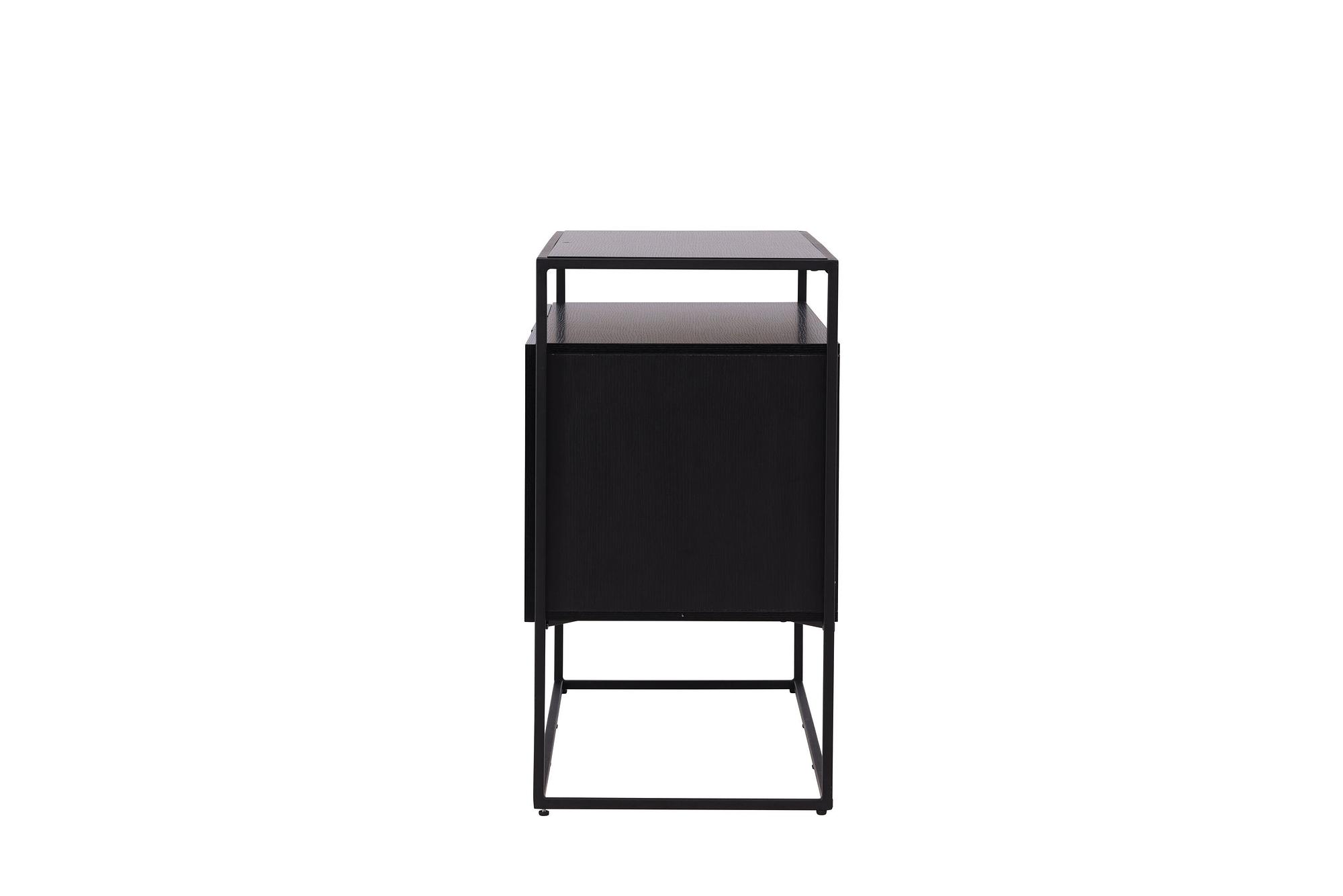 Kingsport Coffee Table MDF Smoke Black 3